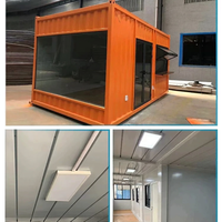 Maison conteneur modulaire préfabriquée économique à assemblage rapide, conception mobile pour villas, hôtels, dortoirs, bureaux |   Contemporain