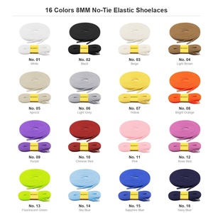 Lacets élastiques personnalisés sans nœuds 8 mm – Confort et commodité pour baskets (enfants/adultes) – Remplacement rapide et gain de temps au quotidien - Product Image 3
