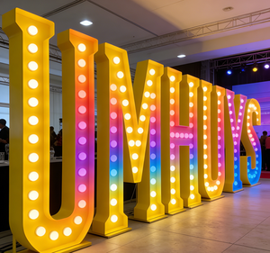 Letras Gigantes Personalizadas con Luces LED, Letras Decorativas 3D para Bodas, Fiestas y Eventos - Product Image 3