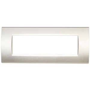 Plaque Technopolymère 7 places gris clair compatible avec Living International - Product Image 1