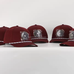 Gorras de Béisbol Personalizadas con Logotipo, 5 Paneles, Visera Curva Cromada, Unisex, Deportivas, Impermeables, de Poliéster, con Parche de PVC, para Golf - Product Image 5