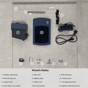 Homogeneizador Eléctrico de Laboratorio Yunqingtech de 40L, Agitador Cosmético de Alta Velocidad con Motor de Temporización y Mezclador Móvil Cantilever - Precio de Fábrica - Product Image 4