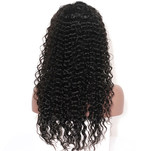 Cuticule aligné 40 pouces vague profonde bouclés cheveux humains pleine dentelle suisse transparente hd dentelle <span class=keywords><strong>perruque</strong></span> - Product Image 2