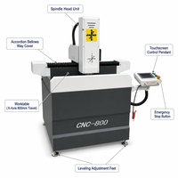 Machine de perçage et de fraisage verticale CNC pour profilés aluminium 800 mm, 3 axes, perçage 3 faces, 18 000 tr/min, haute rigidité pour fenêtres et portes intelligentes