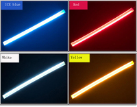 Bande lumineuse LED étanche avec clignotants pour véhicule, 12 dc, garantie de 2 ans, 30/45/60cm, 1 paire