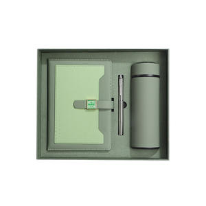 IStapromo Hadiah Logo Kustom Cetak Planner Mingguan Harian Set Kotak Hadiah Bisnis Botol Vakum Promosi Notebook dan Pulpen - Product Image 1