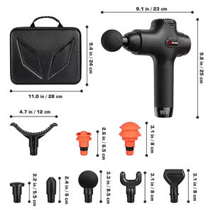 OEM Gimnasio Profesional 4800mAh 14 MM <span class=keywords><strong>Pistola</strong></span> <span class=keywords><strong>de</strong></span> <span class=keywords><strong>masaje</strong></span> <span class=keywords><strong>de</strong></span> tejido profundo Fascia Masajeador corporal Pantalla Lcd <span class=keywords><strong>Pistola</strong></span> <span class=keywords><strong>de</strong></span> <span class=keywords><strong>masaje</strong></span> muscular - Product Image 3