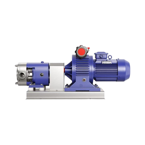 Pompe alimentaire de qualité sanitaire à haute viscosité (15 000 000 cp) pour chocolat et confiture, avec rotor à lobes et commande par came, modèles 25BV12-05, 400BV12-400/cus - Product Image 3