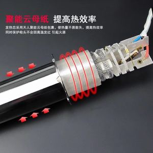 Pistola de Aire Caliente Tgk de 2000W, Eléctrica, con Temperatura Ajustable, para Tintado de Ventanas de Automóviles, Reparación de Soldadura de Plástico - Product Image 3