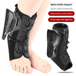 Ayarlanabilir Bağcıklı Sıkıştırmalı Destekli, Çift Taraflı Plakalı, Nefes Alabilen, İnversiyon Önleyici Koruma Sağlayan Ayak Bileği Bandajı - Product Image 1