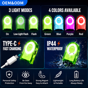 Allarme Personale da Esterno 130dB, Suono Sicuro per Autodifesa, Riflettente, Impermeabile, Ricaricabile, LED per Donne e Corridori Notturni - Product Image 2