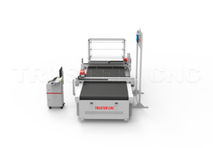Machine de découpe de cuir véritable à couteau oscillant pour housses de siège de voiture et empeignes de chaussures avec caméra et projecteur - Product Image 6