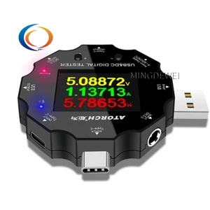 เครื่องทดสอบ <span class=keywords><strong>USB</strong></span> UD18 <span class=keywords><strong>3.0</strong></span> DC ดิจิตอลรถยนต์โวลต์มิเตอร์แอมมิเตอร์ธนาคารพลังงานเครื่องตรวจจับแรงดันไฟฟ้าโวลต์ชนิด C เครื่องวัดความจุการชาร์จเร็ว - Product Image 1
