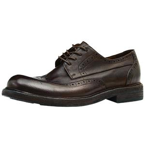 รองเท้าหนังแท้ผู้ชายแบบสวม ดีไซน์ใหม่ทันสมัย เงางาม เหมาะสำหรับงานปาร์ตี้ ฤดูใบไม้ร่วง สไตล์อังกฤษ สปอร์ต แคชชวล น้ำหนักเบา กันลื่น ระบายอากาศได้ดี - Product Image 1