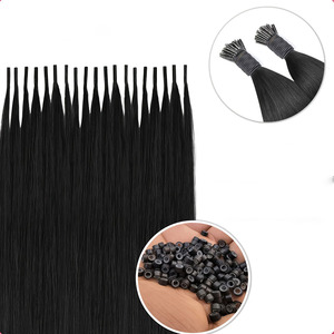 Extensiones de Cabello Humano Natural con Punta I, 100% Queratina, Estilo Liso, Doble Trama, de Vietnam, <span class=keywords><strong>Precio</strong></span> al por Mayor - Product Image 2