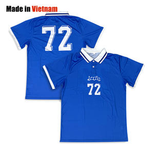 Camiseta de fútbol extragrande de poliéster con diseño de sublimación de camiseta de fútbol en blanco personalizada - Product Image 1