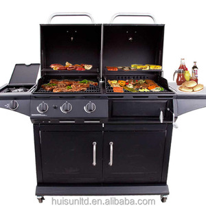 Ce Professional Outdoor Stainless Steel 2-Burners Barbecue Gas <b>Bbq</b> Grill - Product Image 2
