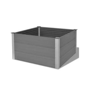 Bán buôn ngoài trời thiết kế Châu Âu WPC hoa <span class=keywords><strong>planter</strong></span> <span class=keywords><strong>DIY</strong></span> WPC Hộp hoa-bền & thân thiện với môi - Product Image 1