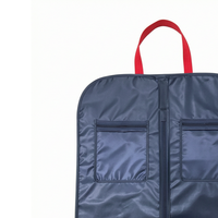 Housse de costume portable personnalisée pas chère, sac à vêtements pliable en tissu Oxford, housses de protection pour vêtements