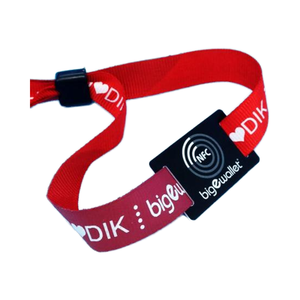 Tùy chỉnh 13.56Mhz 1K RFID <span class=keywords><strong>NFC</strong></span> F08 chip dây đeo cổ tay không thấm nước PVC Vinyl khách sạn sự kiện UHF 215 mã QR thanh toán đầy màu sắc - Product Image 2