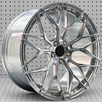 Jantes forgées monobloc Stance, finition argent poli, 5x112 5x120, 18-21 pouces pour Tesla, Lexus, BMW, Land Rover, Rolls-Royce, Nissan