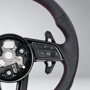 Volant personnalisé disponible pour <span class=keywords><strong>Audi</strong></span> A1 A3 A4 A5 A6 A7 A8 R8 S3 <span class=keywords><strong>S4</strong></span> S5 Q3 Q5 avec poignée sport anti-usure – Pièces de conduite - Product Image 5