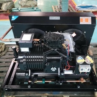 Système de compresseur semi-hermétique automatique écologique, unité de condenseur refroidie par air, réfrigérant R-22/R-404A, refroidissement -35°C +15°C