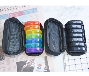 Bolsa de Almacenamiento de Pastillas Personalizada, Mini, Ecológica, de Plástico PP, con 14 Compartimentos, Gran Capacidad, Cierre de Cremallera, Portátil - Product Image 4