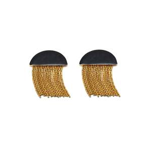 Fashion Drop <b>Earrings</b> 316L Stainless Steel PVD Gold Plating Sustainable Resistant - Product Image 1