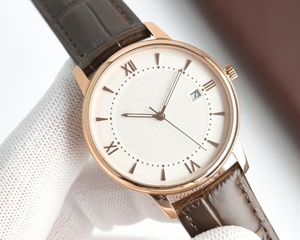 Montre mécanique pour homme d'affaires avec cadran blanc - Product Image 1