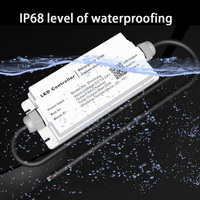 Contrôleur LED à intensité variable haute puissance, étanche IP68, avec application WIFI, télécommande, 12V 24V DC, contrôleur de bande LED, contrôleurs RGB RGBW