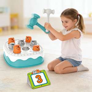 เกม whack-A-mole ของเล่นบรรเทาความเครียดสำหรับเด็กเพื่อฝึกความสามารถในการตอบสนองของเล่นแบบโต้ตอบพ่อแม่ลูก - Product Image 1