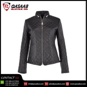 Racing <b>Jackets</b> Custom Black-Color <b>Motorcycle</b> Casual Racing Genuine Leather Shorts-Cropped Women Leather <b>Jackets</b> - Product Image 4