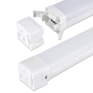 Custom led tubo sospeso a led tri proof lampada dlc premium dimmerabile impermeabile garage Batten luce led tri-proof