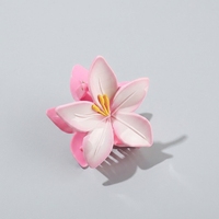 1 ud. Pinzas de Pelo Vintage Coloridas con Diseño de Flor y Huevo para Mujer, Horquillas de Pelo de Tiburón para Vacaciones en la Playa, Accesorios de Pelo, Joyería
