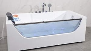 Bañera de hidromasaje para interiores y exteriores/bañera de spa, masaje, 2 parejas de vidrio, bañera de hidromasaje, <span class=keywords><strong>1</strong></span> pieza, diseño gráfico, Reversible moderno - Product Image 5