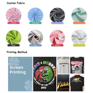 Coton de qualité de première classe, logo personnalisé hommes impression t-shirt personnalisé impression t-shirt surdimensionné uni - Product Image 6