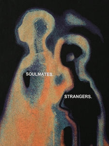 Camiseta negra con lavado ácido de estilo oscuro, oversize, corta, de manga corta, con estampado degradado, transpirable, para verano. - Product Image 4