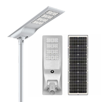 L'éclairage public économiseur d'énergie 30W 60W 90W 150W a mené extérieur tout dans un réverbère solaire de LED avec le capteur de mouvement