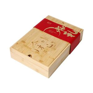 Wooden divided mooncake <b>box</b>, Mid-Autumn Festival mooncake packaging wooden <b>box</b>, <b>empty</b> <b>gift</b> <b>box</b>, can be printed with patterns - Product Image 2