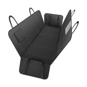 Impermeable negro Universal poliéster acolchado hamaca asiento trasero Mat mascota perro coche asiento cubierta para coche