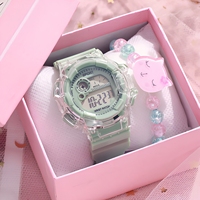 Jam Tangan Sport Outdoor Multifungsi Pria Wanita Pelajar, Model Terbaru Laris Manis, Jam Tangan Digital LED
