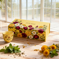Caja de Embalaje de Papel Rígido Ecológica Hecha a Medida con Logotipo en Relieve y Cierre Magnético para Té, Hierbas, Café y Whisky