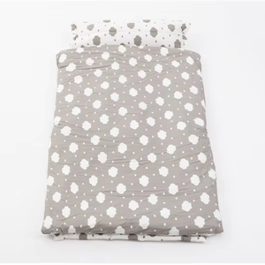 Sac de couchage en pur coton avec oreiller, respirant, écologique, tapis de couchage pour enfants, camping, portable et pliable, couverture de sieste - Product Image 1