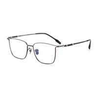 Monture de Lunettes Carrée en Titane et Bois de Santal de Luxe, Unisexe, pour Lunettes Optiques et de Lecture, Design de Créateur
