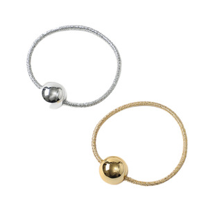 Coletero Navideño Europeo Americano con <span class=keywords><strong>Bolas</strong></span> Doradas y Plateadas, Accesorio para el Cabello <span class=keywords><strong>de</strong></span> Mujer, Moderno y Elegante - Product Image 3