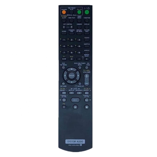 For for Home Theater Audio/Video Receiver AV System with New RM-AMU063 Remote Control Fixed Code Black Infrared
