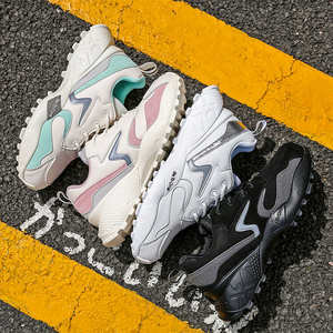 Nuevos Zapatos Deportivos de Mujer <span class=keywords><strong>con</strong></span> Cordones, de Microfibra y Cuero, <span class=keywords><strong>con</strong></span> Plataforma y <span class=keywords><strong>Cuña</strong></span>, Cómodos para Caminar y Correr - Product Image 6