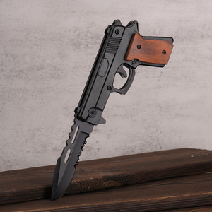 Cuchillo Plegable Portátil de Acero Inoxidable para Camping, Hoja Serrada, Garantía de 3 Años, Multifuncional, Autodefensa, EDC, OEM - Product Image 2
