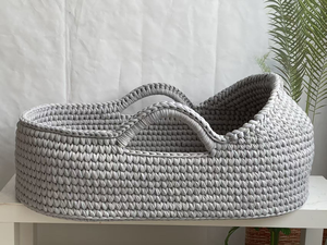 New Arrival European Handmade Cotton <strong>Moses</strong> <strong>Basket</strong> Eco-friendly Multifunctional Baby Changing <strong>Basket</strong> - Product Image 3